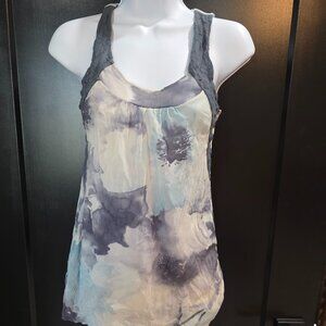 Sweet Pea Floral Top Sz Sm